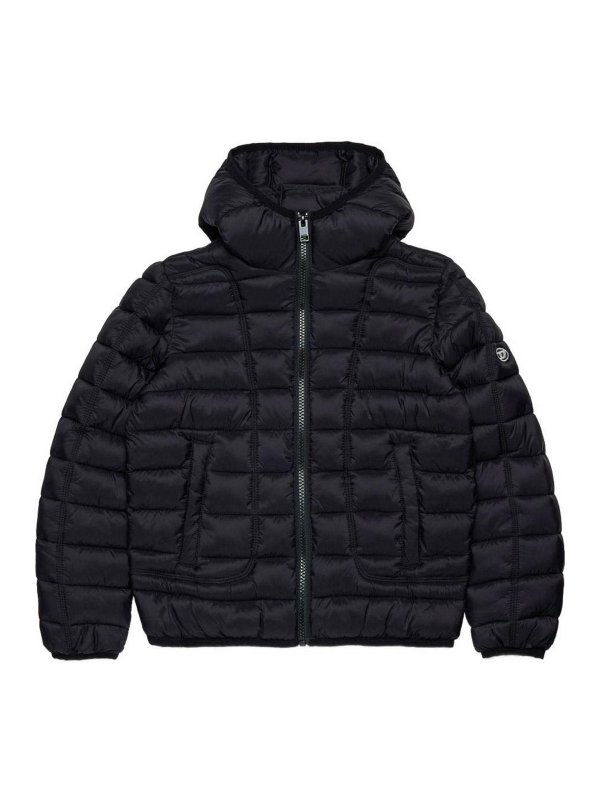 DIESEL: casual jackets - Jwstone Nylon Jacket With Hood