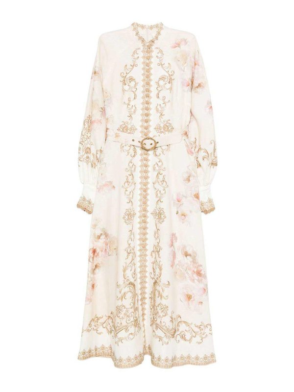 ZIMMERMANN: Robe longueur genou - Robe Au Genou - Multicolore