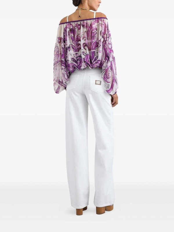 DOLCE & GABBANA: Tops und Tank Tops online - Top - Weiß