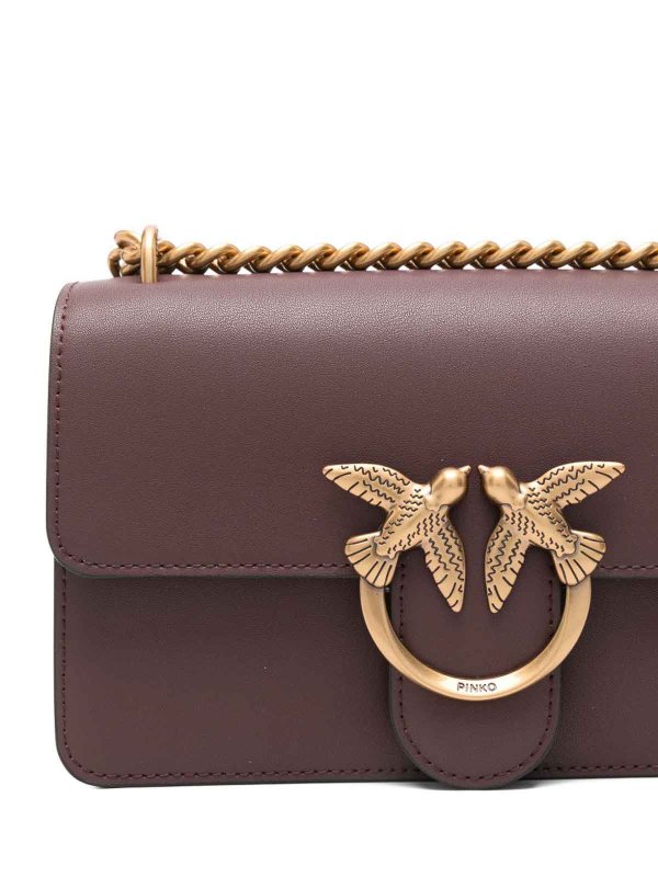クロスボディバッグ - ダークレッド shop online: Pinko