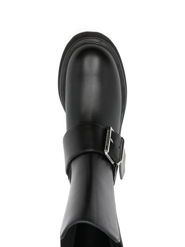 The Best Shops ALEXANDER MCQUEEN: boots - Sofa Buckle Boot In Black