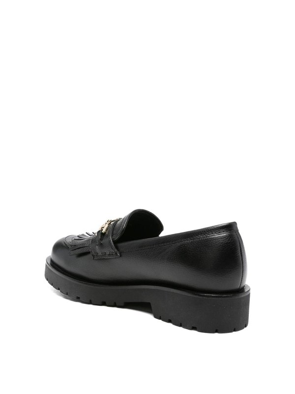The Best Shops TWINSET: Loafers & Slippers - Platform Loafer With Metallic Logo
