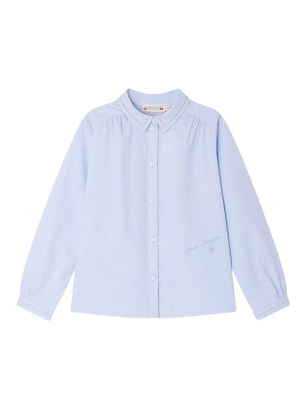 Bonpoint: shirts - Basiline cotton shirt