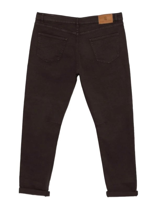 BRUNELLO CUCINELLI: bootcut jeans online - Five-Pocket Straight Leg Jeans