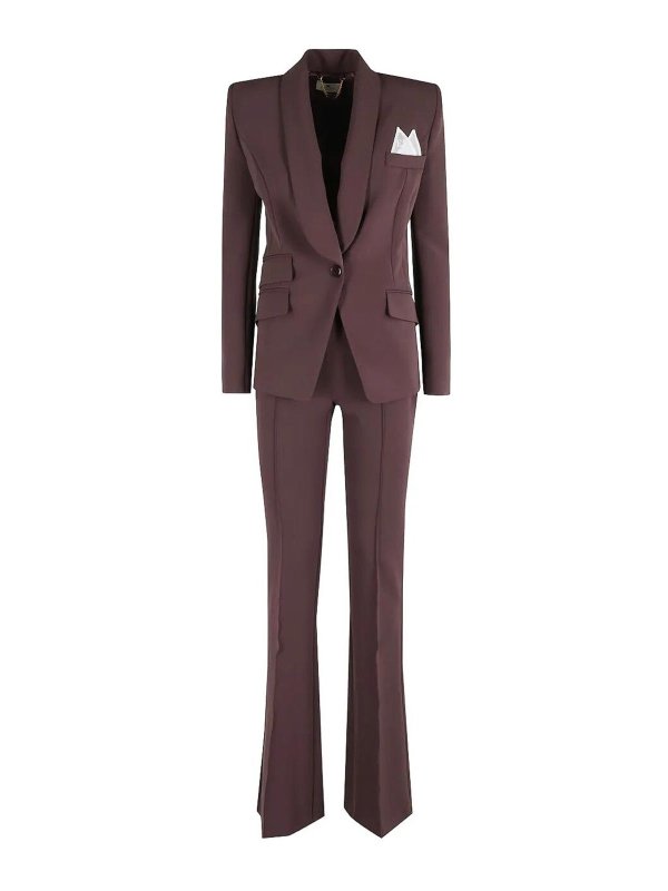 ELISABETTA FRANCHI: formal suits - Suit In Crpe Fabric