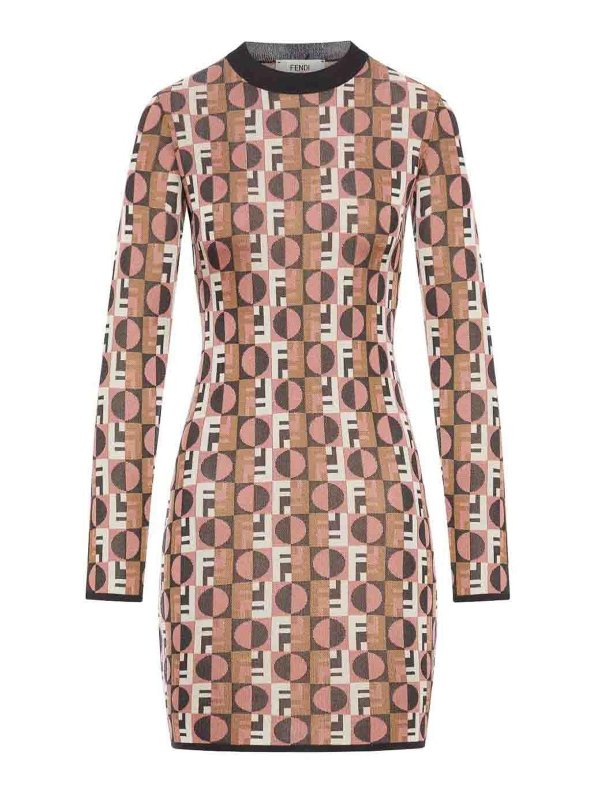 FENDI: knee length dresses - Abito  Optical