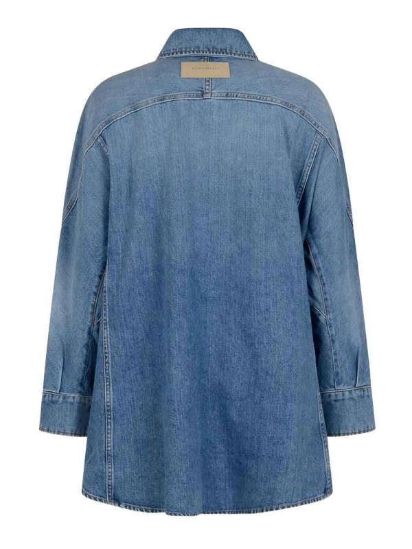 GIVENCHY: shirts online - Cocoon Denim Shirt