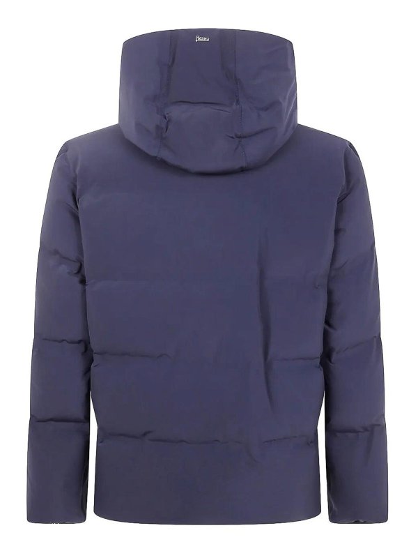 HERNO: giacche imbottite online - Nuova giacca corta con cappuccio a impatto