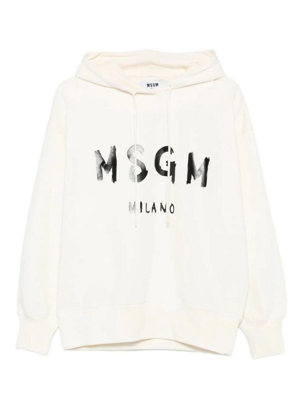 m.s.g.m.: Sweatshirts und Pullover - Sweatshirt - Creme