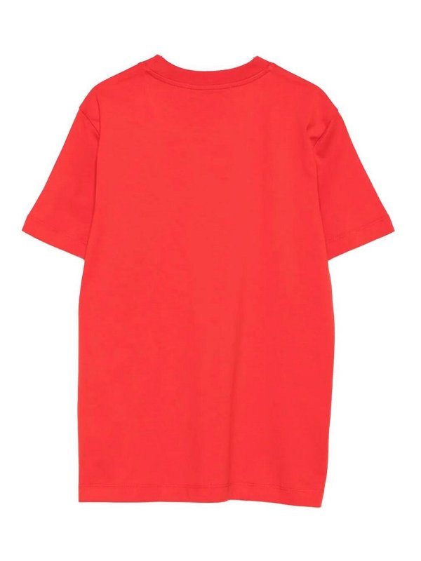 m.s.g.m.: t-shirts online - Logo Print Cotton T-Shirt