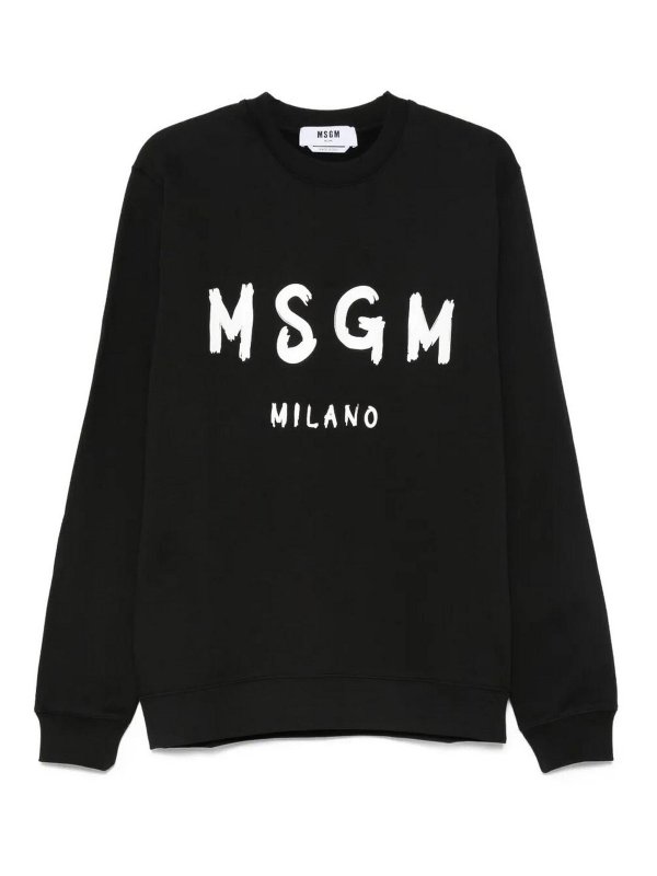 m.s.g.m.: Sweatshirts & Pulls - Sweat-Shirts - Noir
