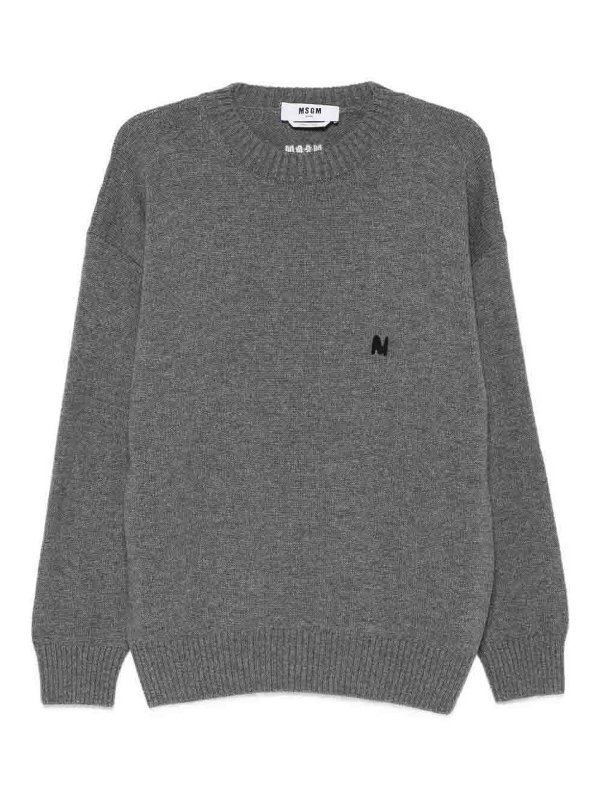 m.s.g.m.: Pull col rond - Pull Col Rond - Gris