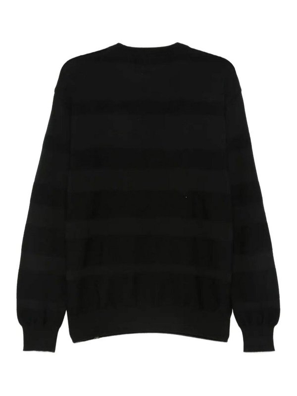 PAUL & SHARK: crew necks online - Striped Wool Sweater