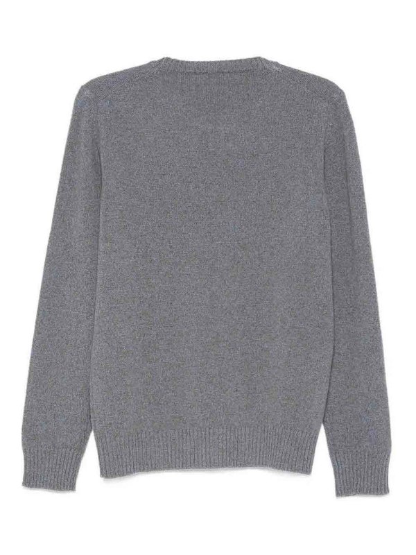 ROBERTO COLLINA: crew necks online - Wool And Cashmere Mlange Crew-Neck Sweater
