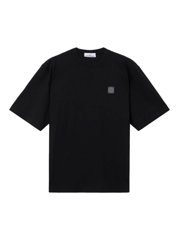 STONE ISLAND: T-shirts - T-Shirt - Noir