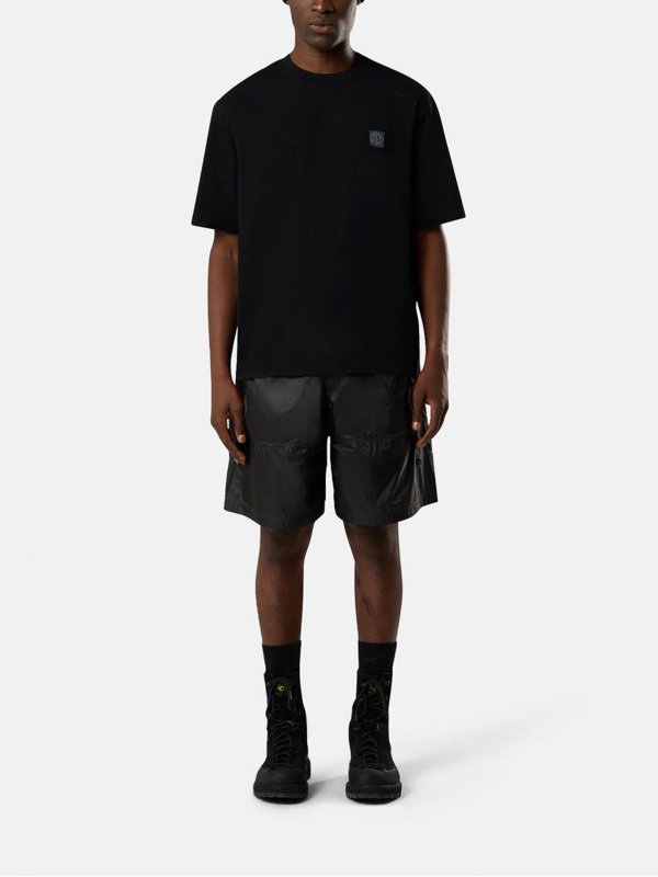 STONE ISLAND: T-shirts online - T-Shirt - Noir
