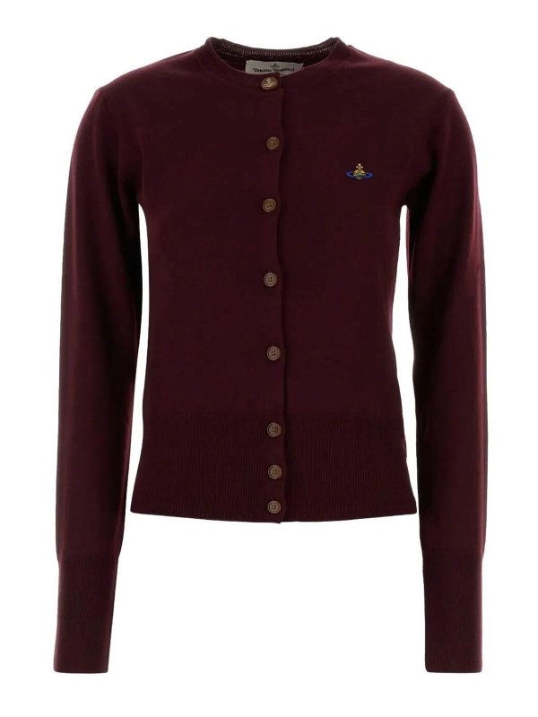 VIVIENNE WESTWOOD: cardigans - Bea Wool Cardigan
