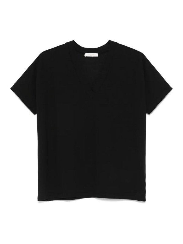 ZANONE: t-shirts - V-Neck Cotton T-Shirt