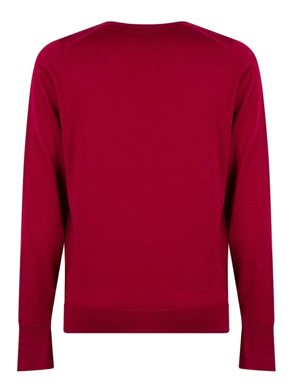 JOHN SMEDLEY: maglia collo rotondo online - Marcus extra fine maglione di lana merino