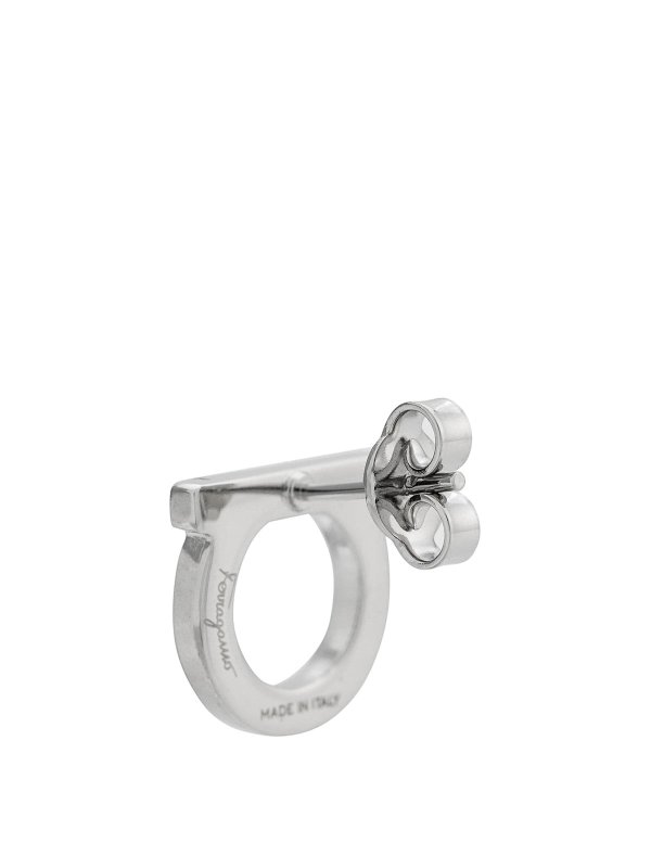 The Best Shops SALVATORE FERRAGAMO: Earrings - Gancini Crystals Earrings - L