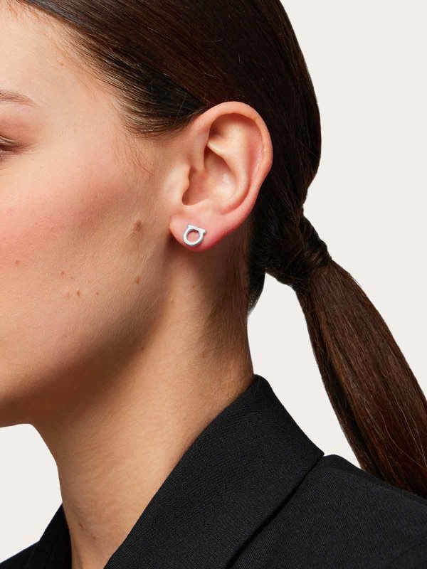 The Best Shops SALVATORE FERRAGAMO: Earrings - Stud Ganc 8D