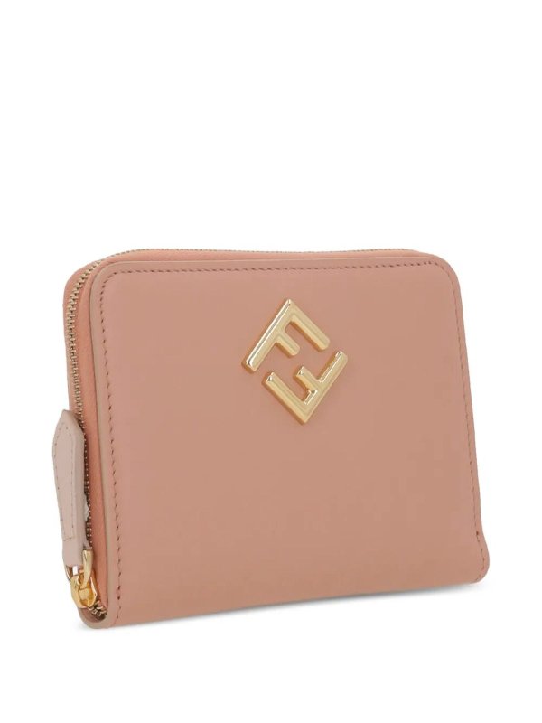 The Best Shops FENDI: wallets & purses - Ff Diamonds Zip Around Medium Wallet