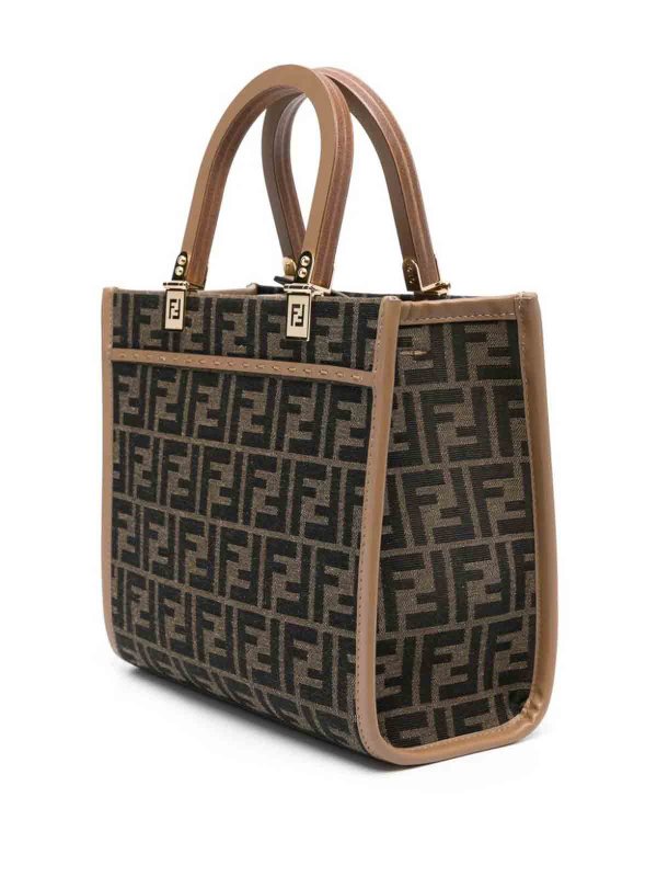 The Best Shops FENDI: totes bags - Sunshine Small Ff Jacquard