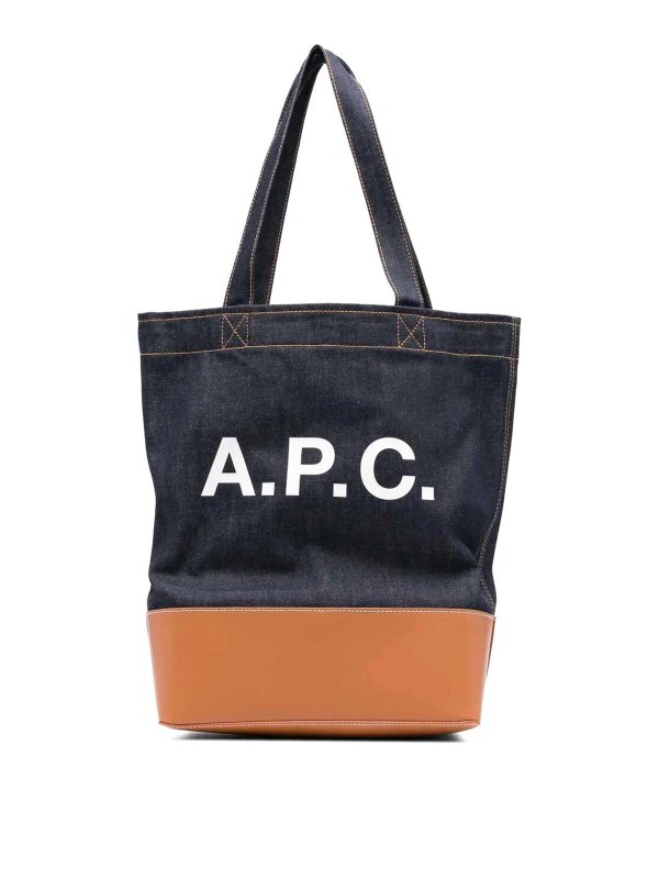 A.P.C.: Sacs à main - Sac Cabas - Clair Délavé