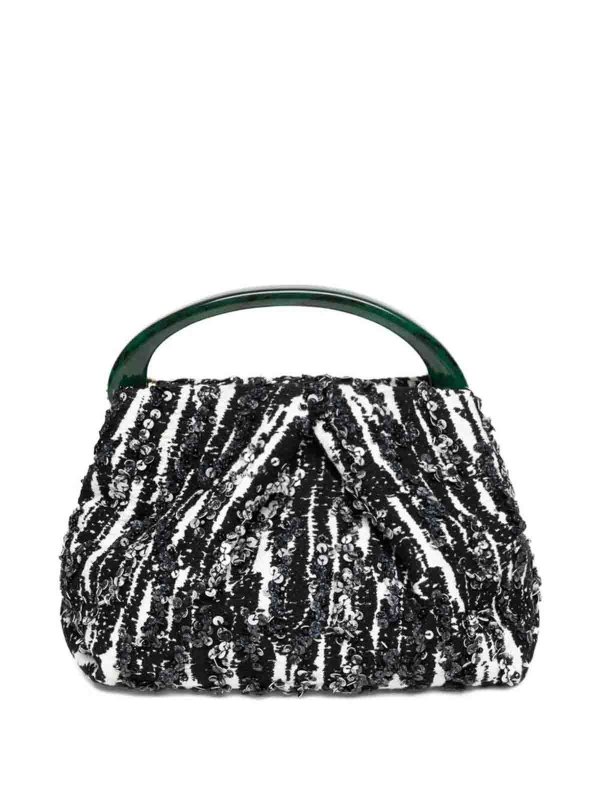 The Best Shops DRIES VAN NOTEN: borse a tracolla - Piccola borsa jacquard pieghettata con manico