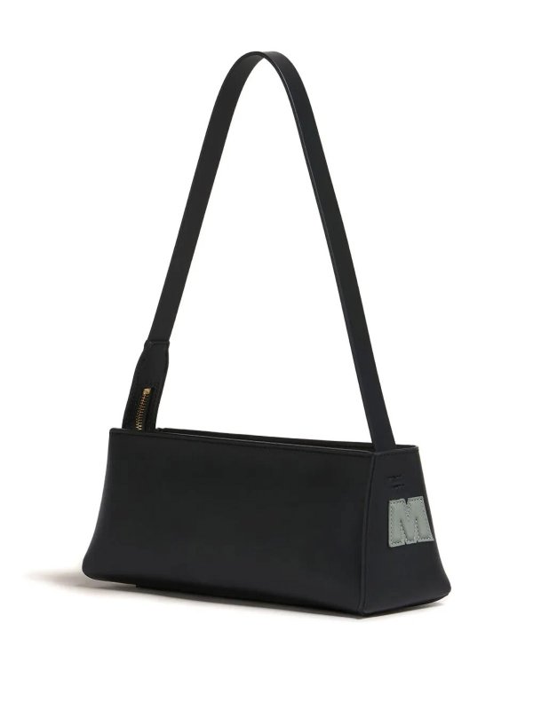 Marni: cross body bags online - Leather Museo Baguette Bag
