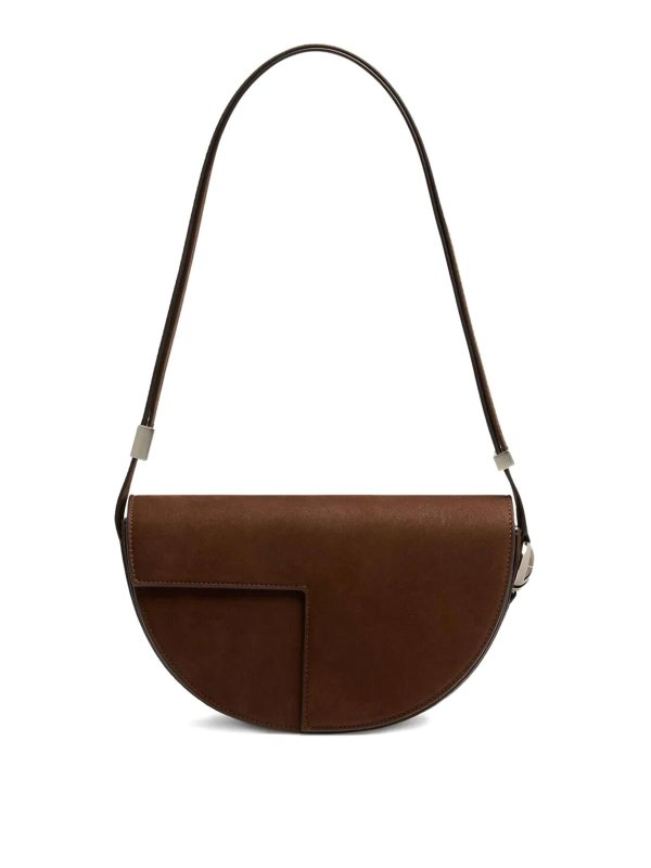 PATOU: Bolsas bandoleras - Bolsa Bandolera - Marrón Oscuro