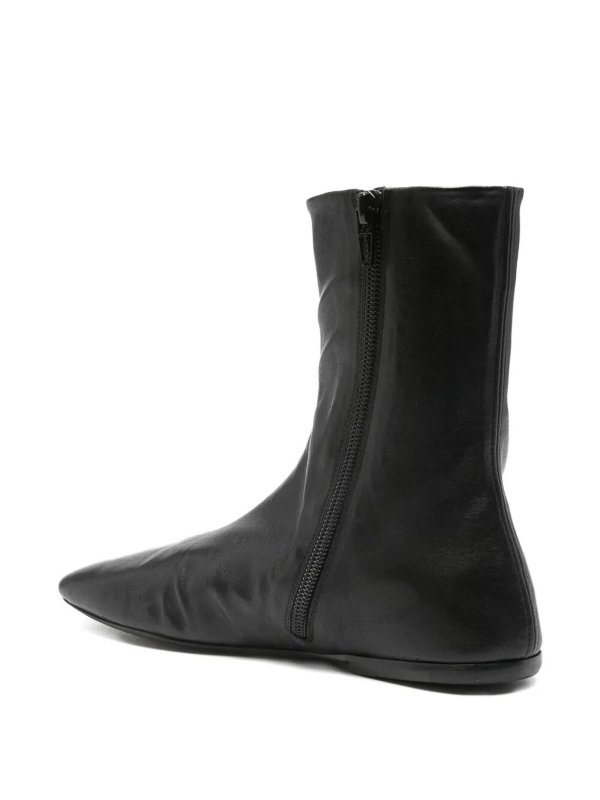 The Best Shops DRIES VAN NOTEN: ankle boots - Leather Sock Booties
