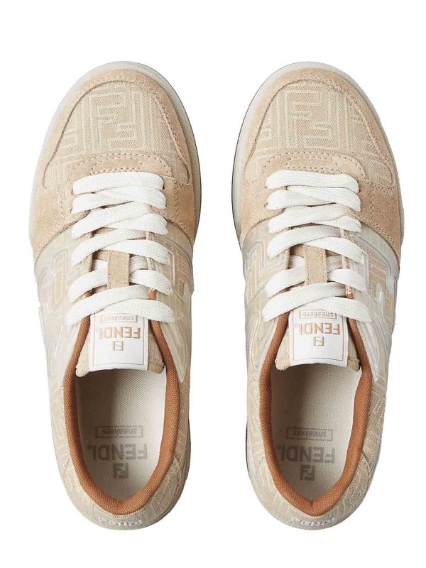 The Best Shops FENDI: trainers - Match Low Top Sneakers In Jacquard Ff