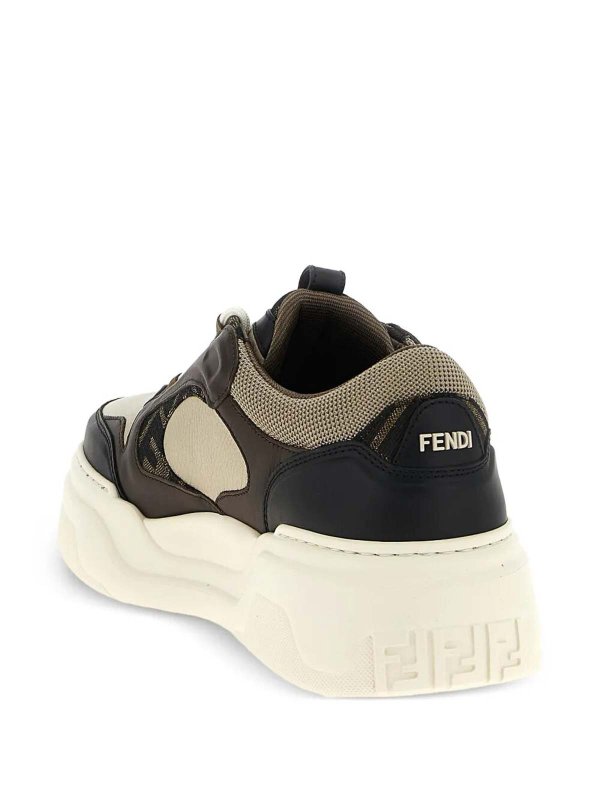 The Best Shops FENDI: trainers - Force Leather Sneakers