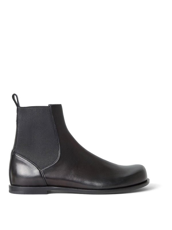 FENDI: boots - Ff Squared Chelsea Boots In Nappa Leather