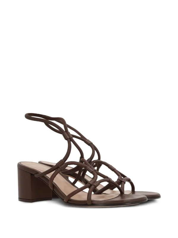 Gianvito Rossi: sandals online - Multi-Way Strap Heeled Sandals 65