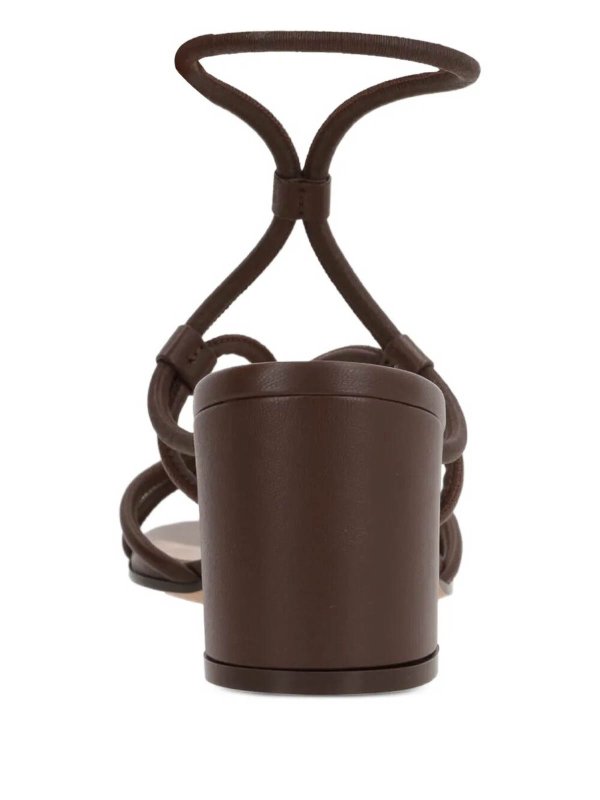 The Best Shops Gianvito Rossi: sandals - Multi-Way Strap Heeled Sandals 65