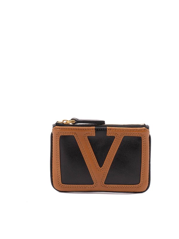 VALENTINO GARAVANI: wallets & purses - `Viva Superstar` Leather Key Case