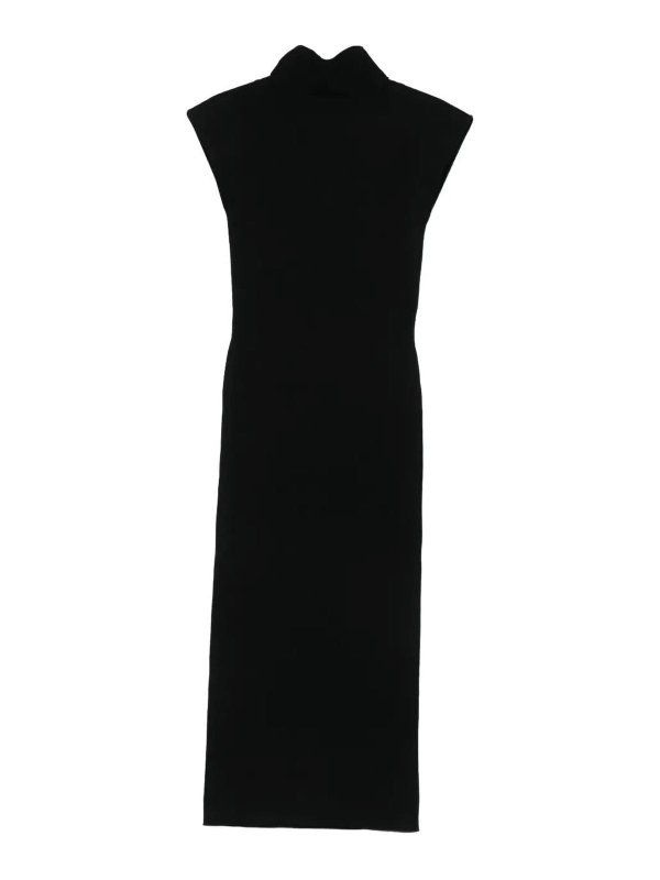 ALBERTA FERRETTI: Robe longueur genou - Robe Au Genou - Noir