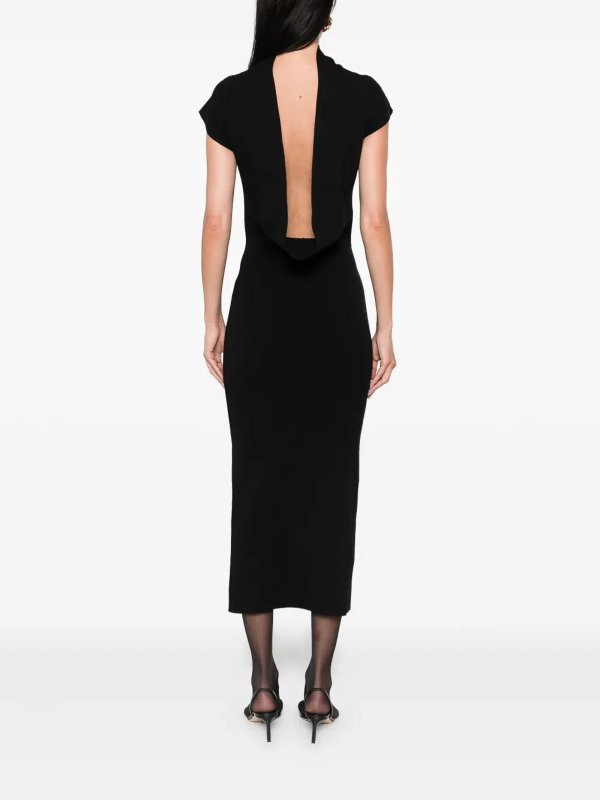 The Best Shops ALBERTA FERRETTI: Robe longueur genou - Robe Au Genou - Noir