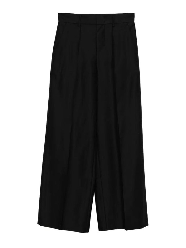 ALBERTA FERRETTI: Pantalons casual - Pantalons Décontractés - Noir