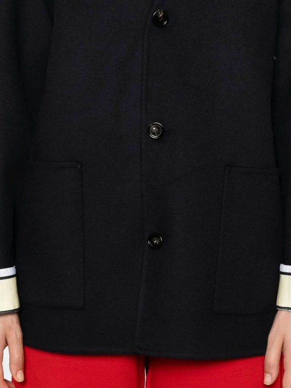 The Best Shops BOTTEGA VENETA: ショートコート - ショートコート - ダークブルー