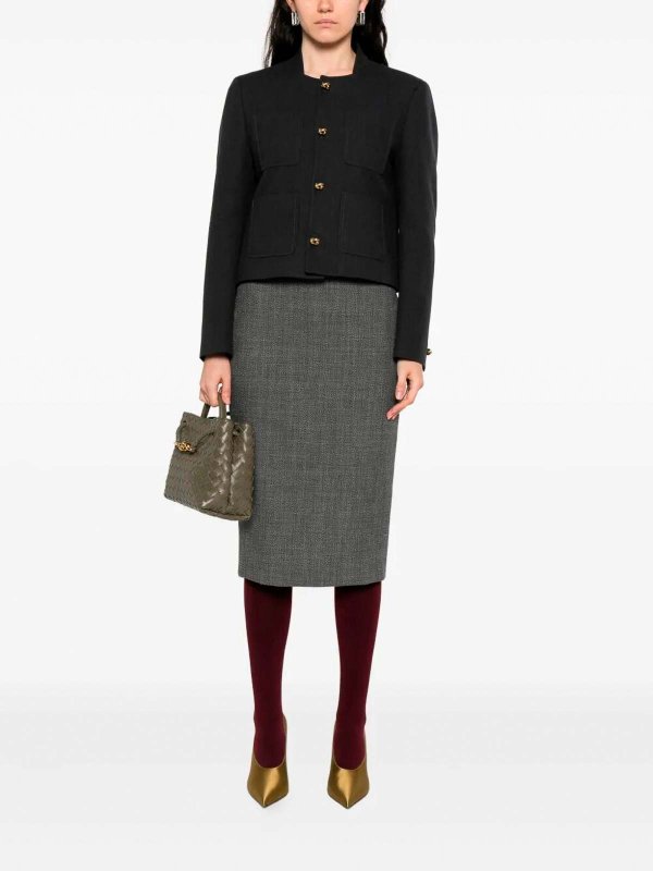 BOTTEGA VENETA: Chaquetas casual online - Chaqueta Casual - Gris Oscuro