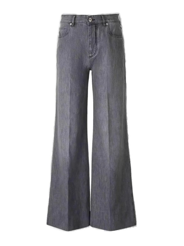 BOTTEGA VENETA: Jeans Rectos - Vaqueros Rectos - Negro