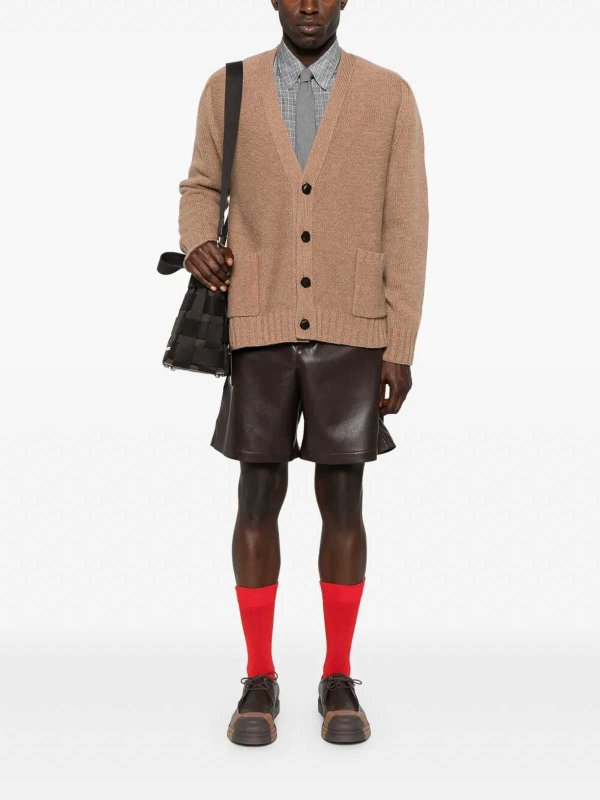 BOTTEGA VENETA: カーディガン online - カーディガン - キャメル