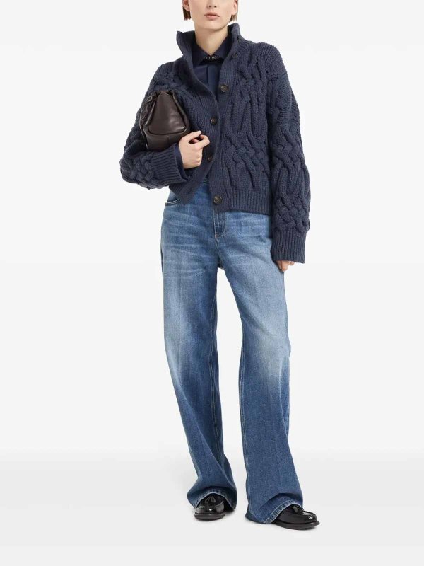 BRUNELLO CUCINELLI: shirts online - Satin Shirt With Monili