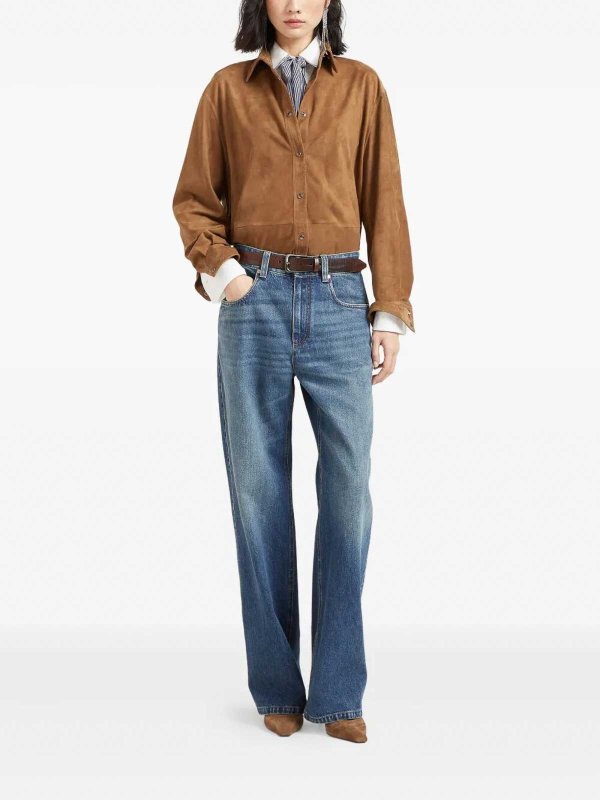 BRUNELLO CUCINELLI: カジュアルトラウザー online - カジュアルパンツ - ブルー