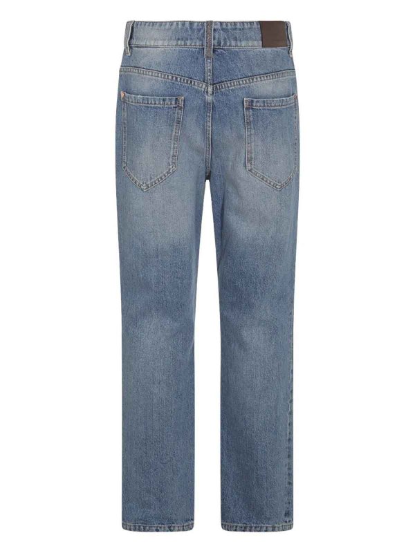 BRUNELLO CUCINELLI: straight leg jeans online - Denim Pants