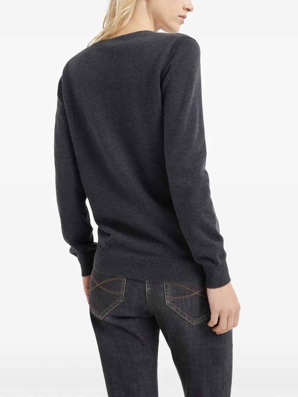 The Best Shops BRUNELLO CUCINELLI: クルーネック - 黒