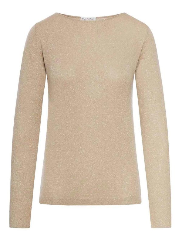 BRUNELLO CUCINELLI: crew necks - `Sparkling` Sweater